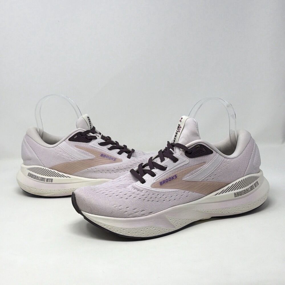 Brooks Adrenaline GTS 24 Women’s 10B Pink Purple Running Sneakers